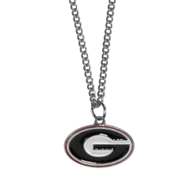 New NCAA Siskiyou Sports Fan Shop Georgia Bulldogs Chain Necklace w/ Small Charm - Picture 2 of 2